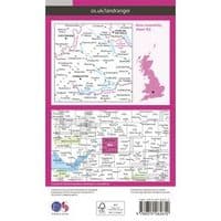 OS Landranger Map - 163 - Cheltenham & Cirencester
